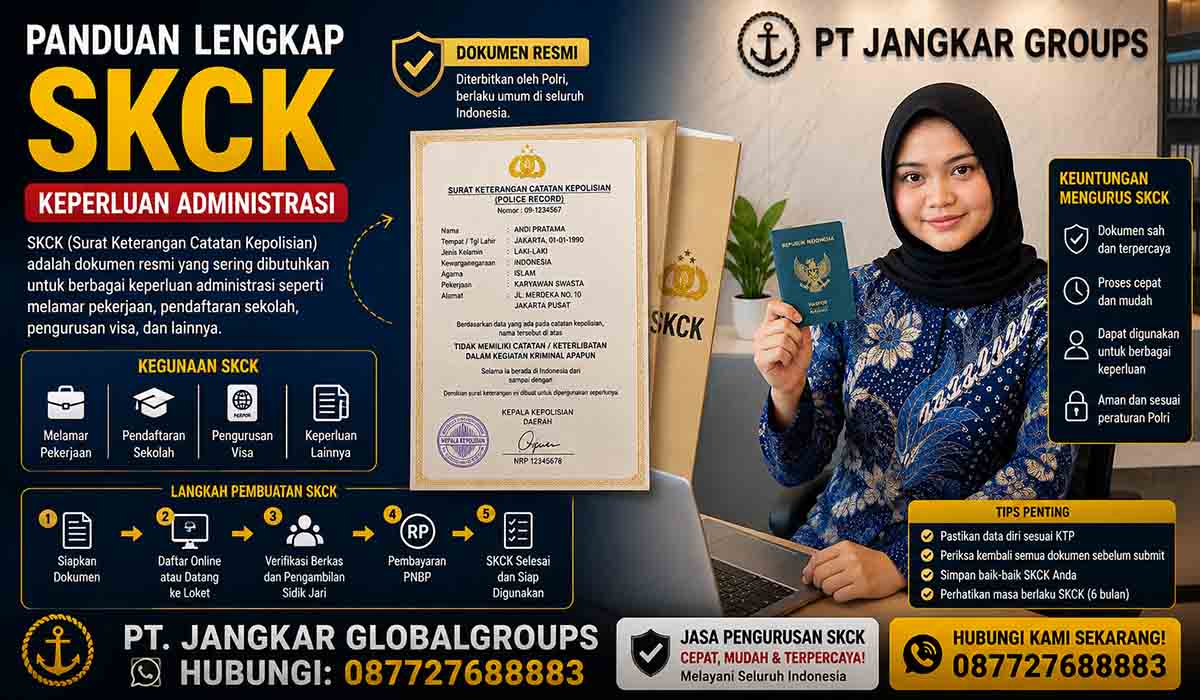 panduan lengkap skck keperluan administrasi